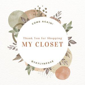 Thanks for Shopping My Closet!